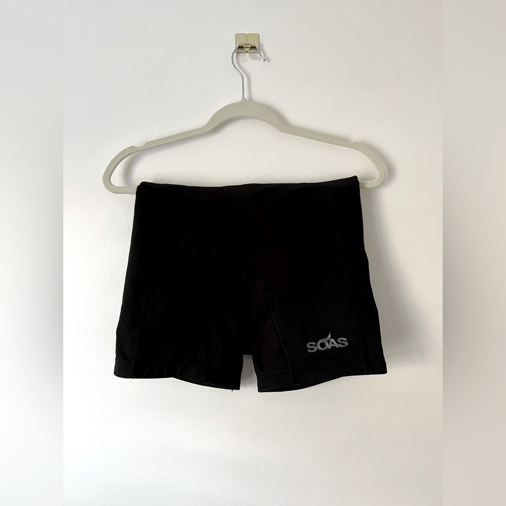 Black SOAS racing/training padded short, size medium (4/6)